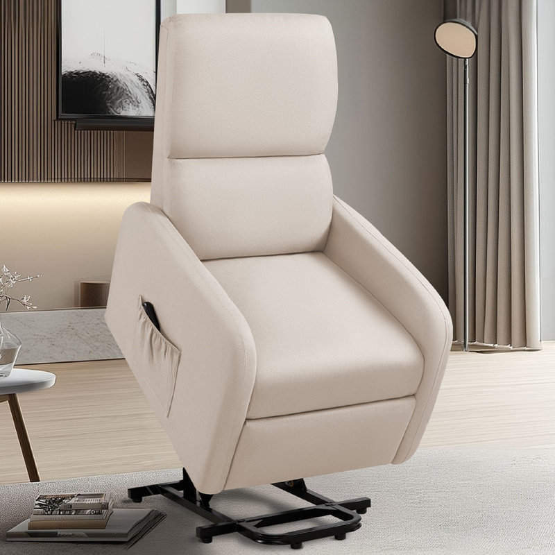 Fauteuil inclinable Power Lift, Lin beige