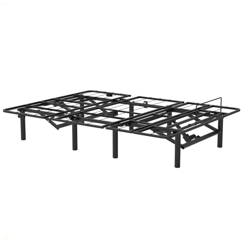 Adjustable Bed Base Frame Head And Foot Incline Quiet Motor Queen Size Zero Gravity, Dual USB A+C Ports, Remote Control With ZG And Memory Keys
