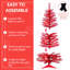 Arbre de Noël rouge 4 pi