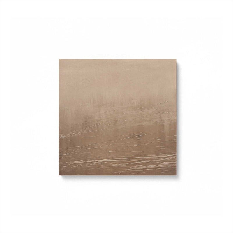 Silken Sandrifts v2, reproduction sur toile dans un cadre doré poli, H 24 po x l 24 po x P 1,25 po, Toile tendue