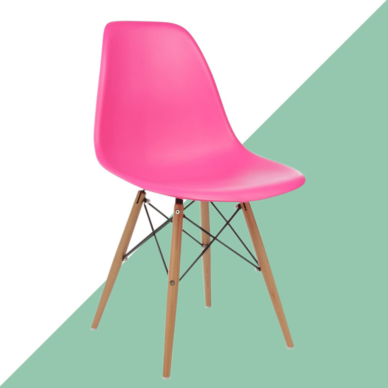 17.5'' H Side Chair, Pink