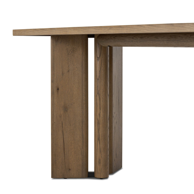 Huxley 78'' W Console Table, Rubbed Light Oak