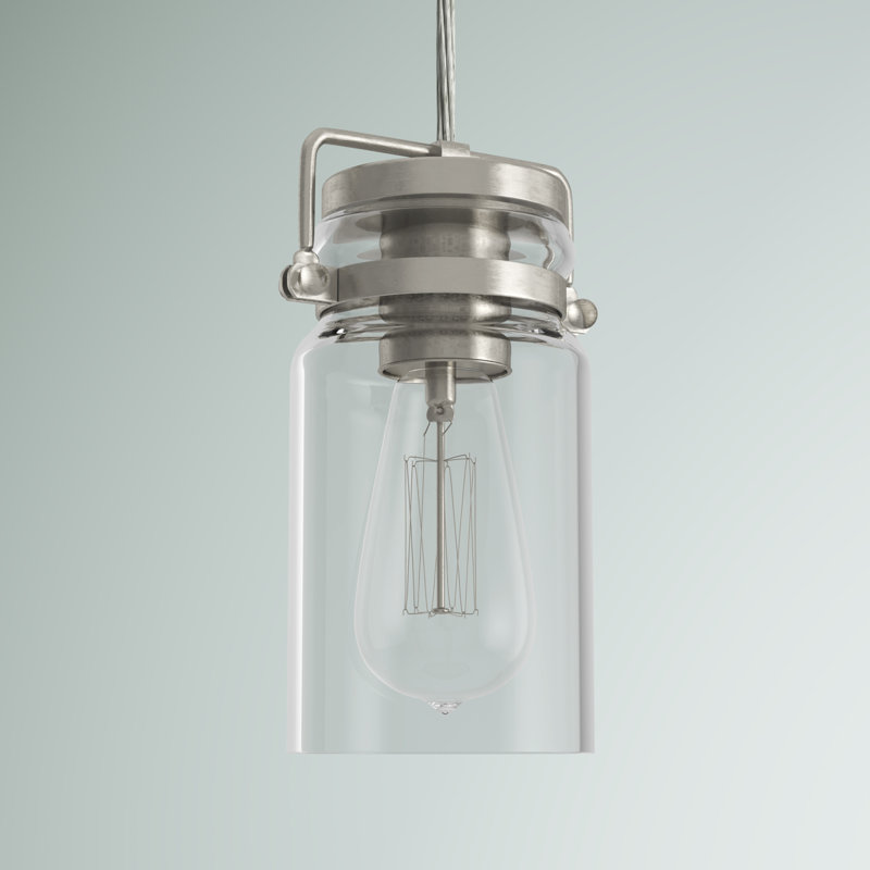Sue 1 - Light Single Pendant, Brushed Nickel