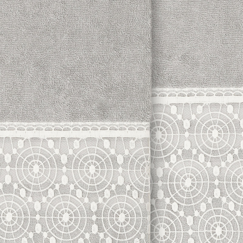 Ensemble de serviettes de bain en coton turc 2 pièces Valentina