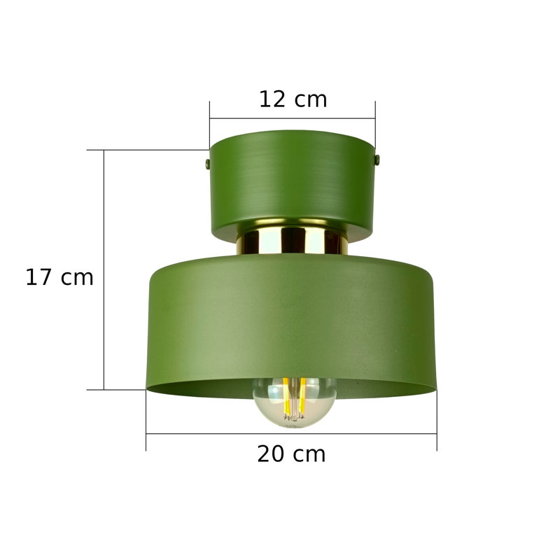 Flush Mount, Green