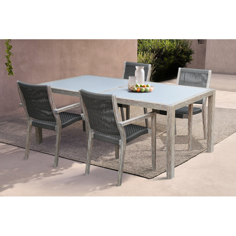 Fauteuil de salle à manger Dorothea, Teck