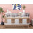 Mirrored Glass Sideboard With Vase