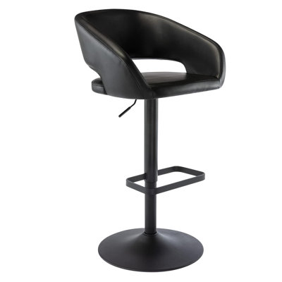 Anastacio Swivel Upholstered Adjustable Height Counter Stool with Metal Frame,Bar Stools with Footrest, Kitchen Island Chairs for Dining Room, Home Bar, Cafe
