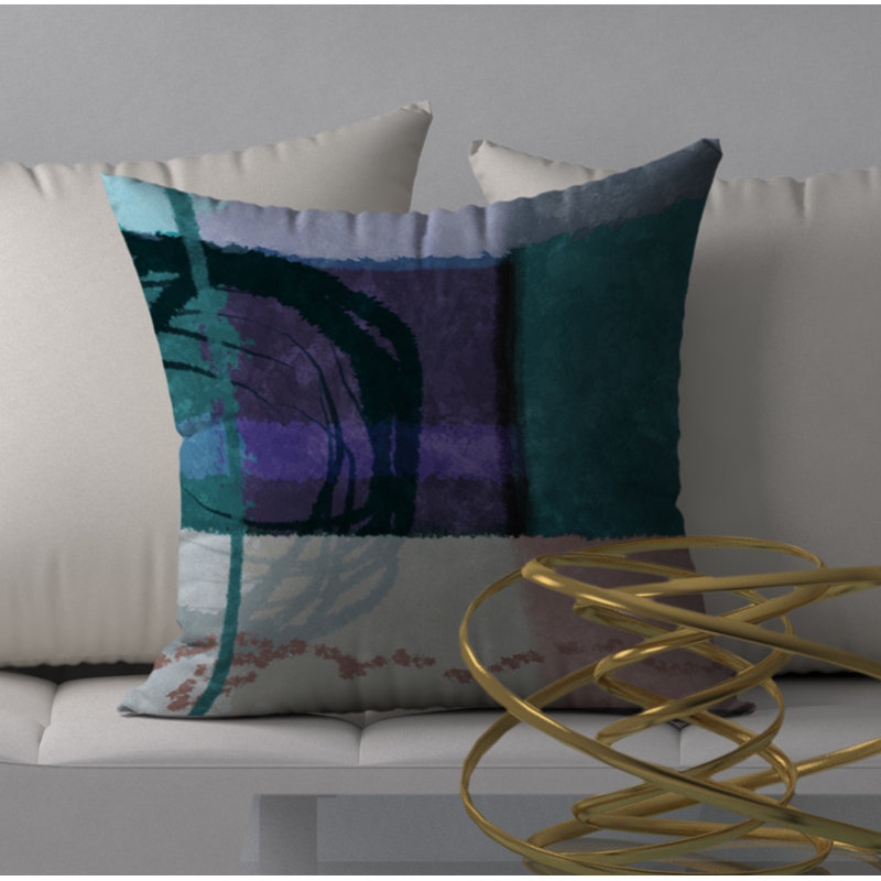 Housse de coussin carrée/insert, 24" X 24"