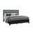 Carlos Black Queen Bed With LED-753975350-753975345