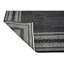 Hand Knotted Geometric Area Rug in Black/White