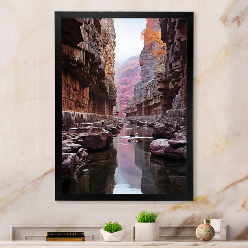 Canyon Photo Mute Spectacle III - impression, Cadre photo noir, H 40 po x l 30 po x P 1,5 po