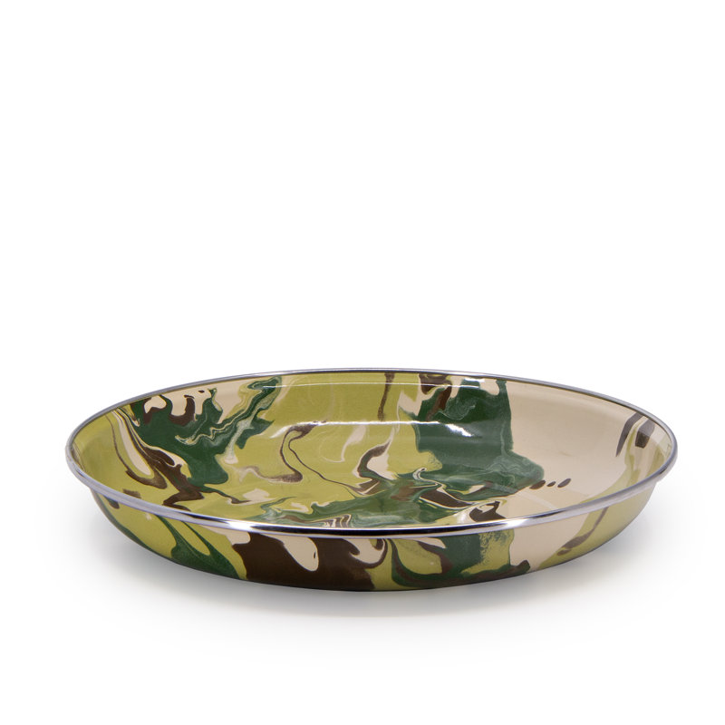 Set of 4 Camouflage Pasta Plates