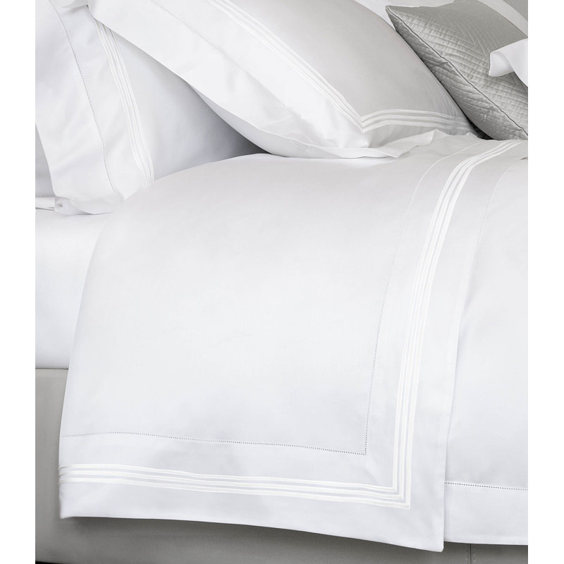 Granduca Percale Flat Sheet, White, Queen Flat Sheet