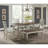 August Grove® Charith Storage Dining Bench in Medium Brown and Washed Stone