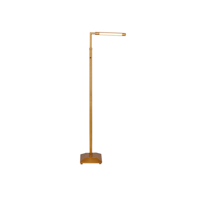 Autrand Brass Floor Lamp, Antique Brass