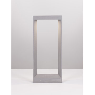 Grey Integrated LED Concrete Bollard Light