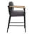 Atik Upholstered Counter Stool with Metal Frame-1122869021