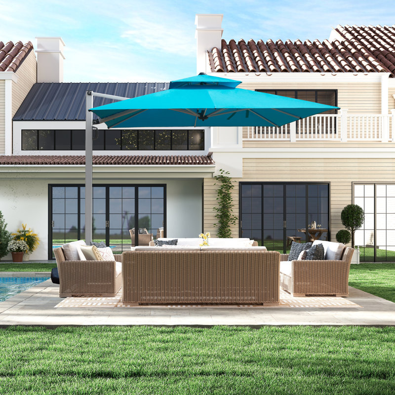 ° Parasol en aluminium avec soleil