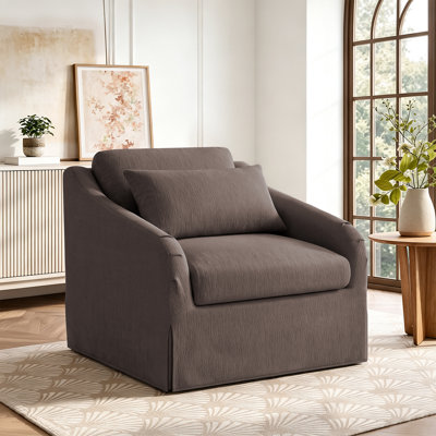 Fauteuil surdimensionné avec accoudoirs l 35 po