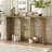 Modern And Curved Design Ash Veneer Console Table With Shelf,Suitable For Entryway,Hallway Living Room,Foyer,Corridor-239626564