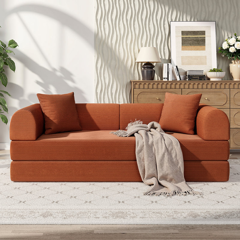 Canapé-lit modulaire Boneless, Orange