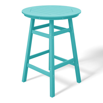 Round Outdoor Bar Table , 35 " W 35 " D