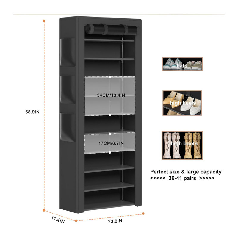 36 Pair Shoe Rack