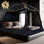 Tente de lit à baldaquin respirante 100% pour adulte - conception originale, réduction de la lumière, 93%, tentes de rêve pour dormir, grand espace intérieur portatif avec guirlande lumineuse, 3 portes, grand lit double, très grand, très grand