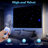 19.68ft*9.84ft White & Blue LED Star Backdrop