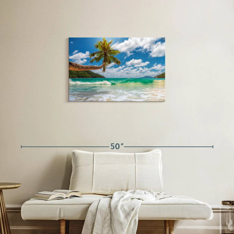 Gillard Barbados Tree Beach Scenery, 20'' H x 30'' W