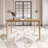 Modern Scandinavian Rectangular Wood Dining Table-295152604