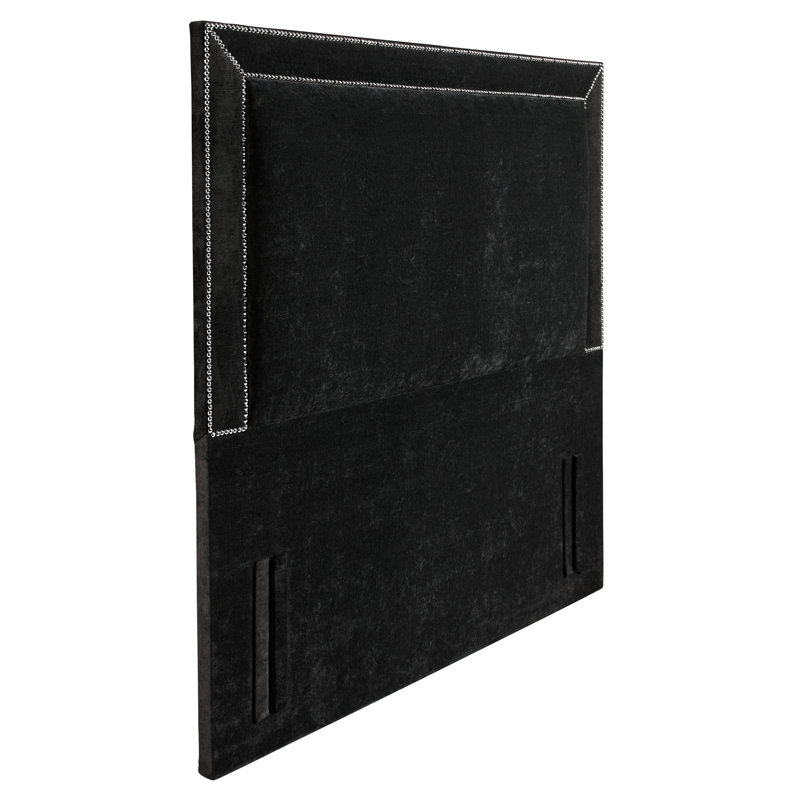 Daveney Upholstered Headboard, Black, Kingsize