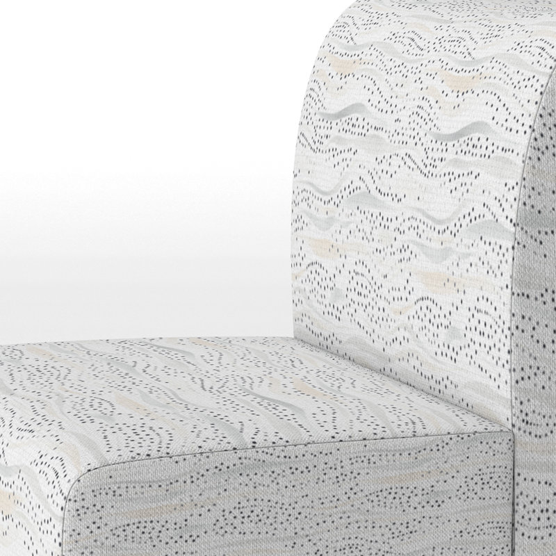 Fauteuil de chambre Dots, Pantoufle sans accoudoirs