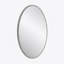 Miroir rétro ovale en fer avec cadre en fer