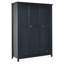 Vandiver 3 Door Solid Wood Wardrobe