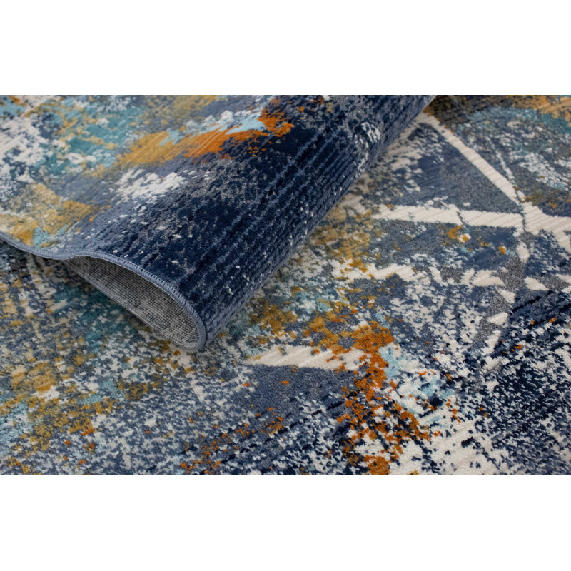 Zermeno Abstract Indoor Rug, Rectangle 5'0" x 7'8"