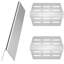 Barres 17 po pour remplacement de gril en acier de la série 300 Genesis, 5 et 2 plaques chauffantes, de haute qualité, durables, série de remplacement Precise Fit, acier inoxydable