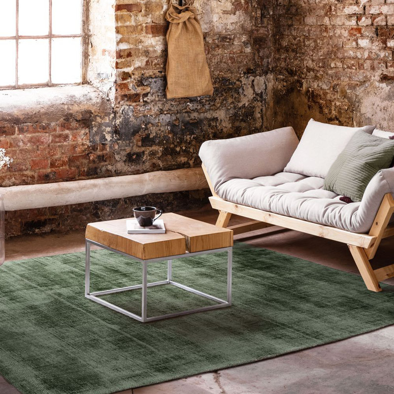 Morello Solid Colour Hand Woven Area Rug, Rectangle 160 x 230cm