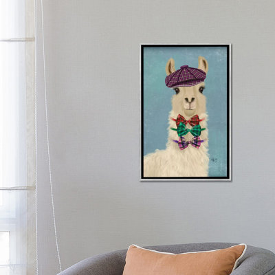 «Llama Dapper» par Fab Funky - impression d'art graphique