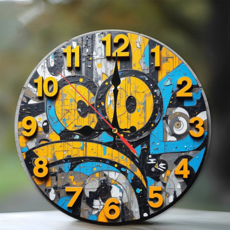 Horloge murale rétro