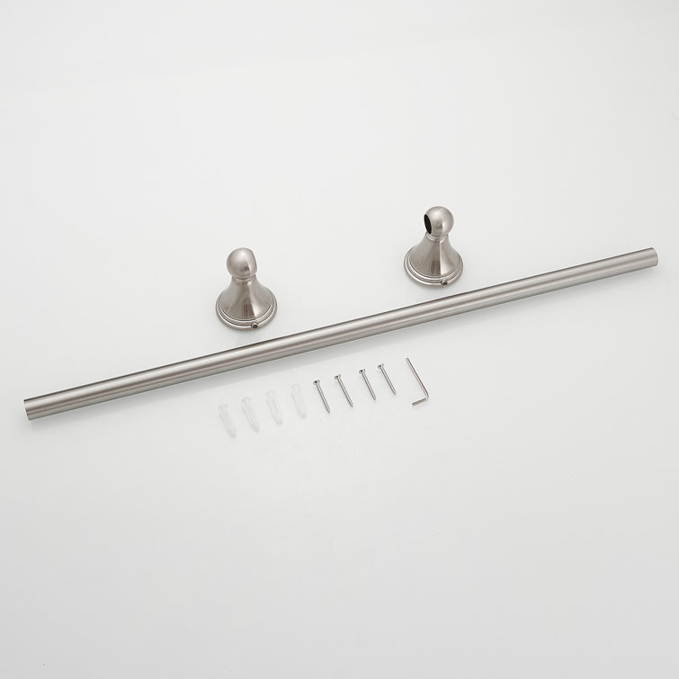 Traditional 24 In. Wall Mount Bathroom Accessoreis Towel Bar Space Saving And Easy To Install In Oil Rubbed Bronze