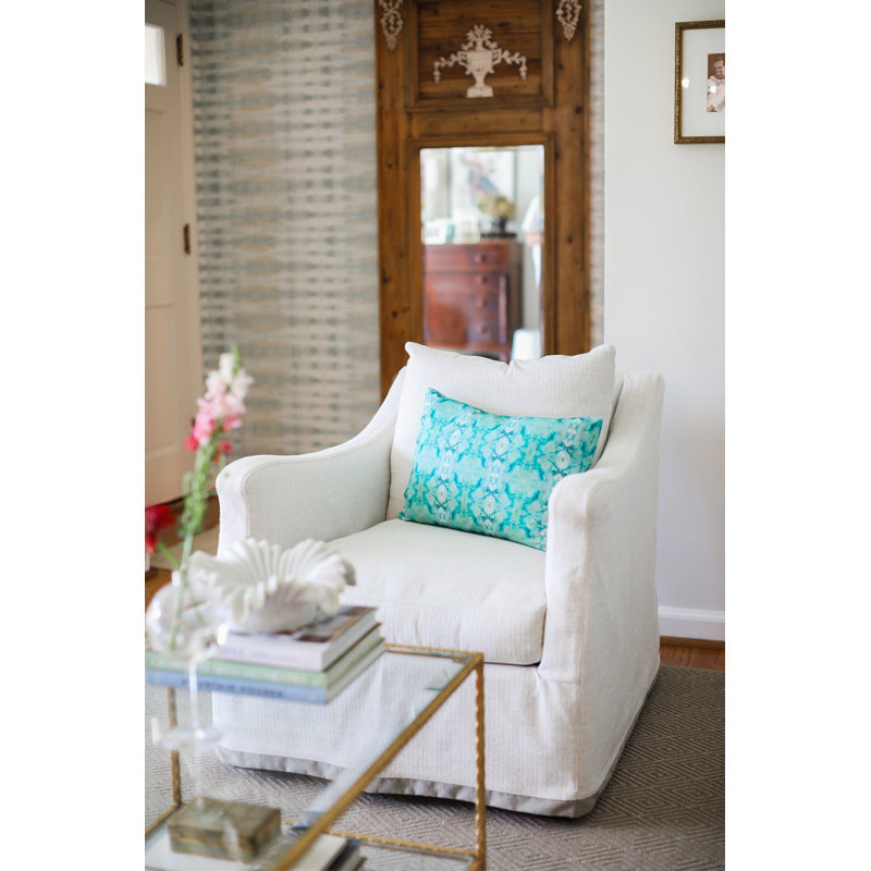 Geometric Circles Lumbar Pillow Cover & Insert