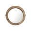Pendre Flat Suede Wall Mirror-176001293