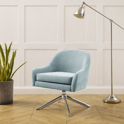 Chaise d'appoint pivotante Dezrae Mid Century