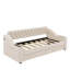 Twin Size Upholstered Daybed With Storage Armrests And USB Port-115677203