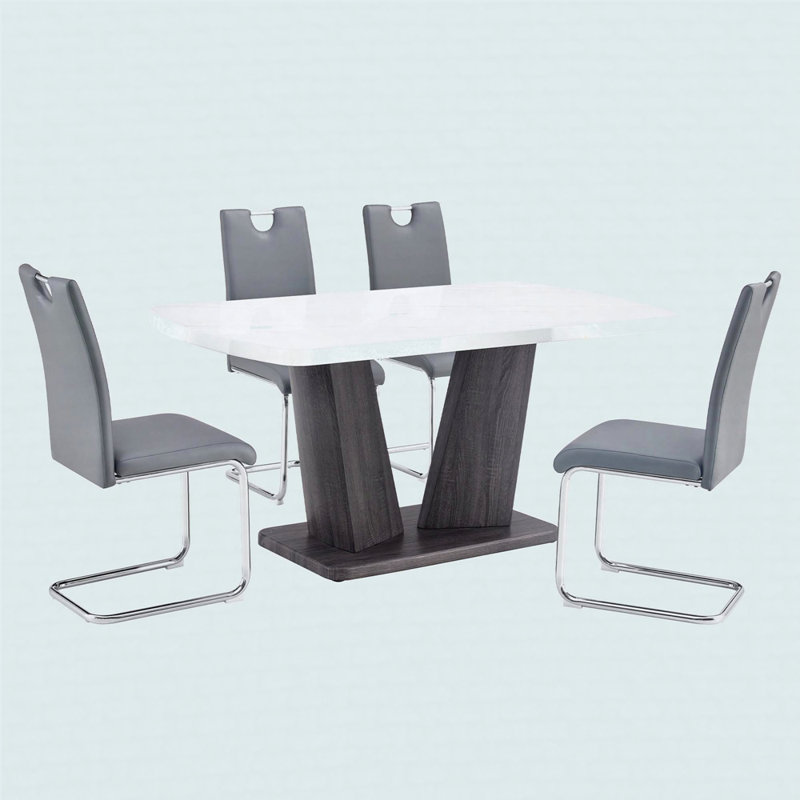 Ensemble de table de salle à manger 5 pièces 5 pièces