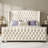 50.8" H Velvet Upholstered Adjustable Bed With Wingback Headboard & Deep Button Tufted-1170113785-1170113790