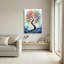 Arbre coloré, art mural sur toile, ensemble de 1-129345023-129345028