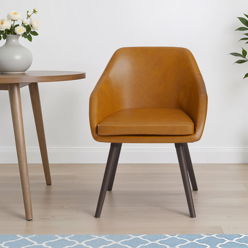 Chaise de salle à manger rembourrée Carlana